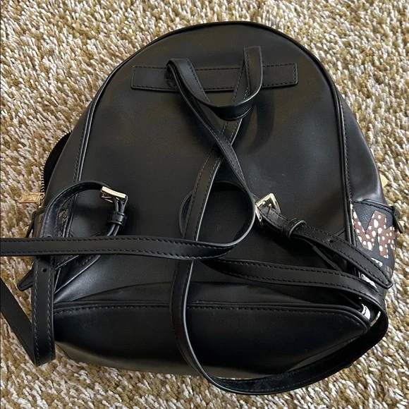 Michael Kors Monogram Black and Brown Backpack display picture 1